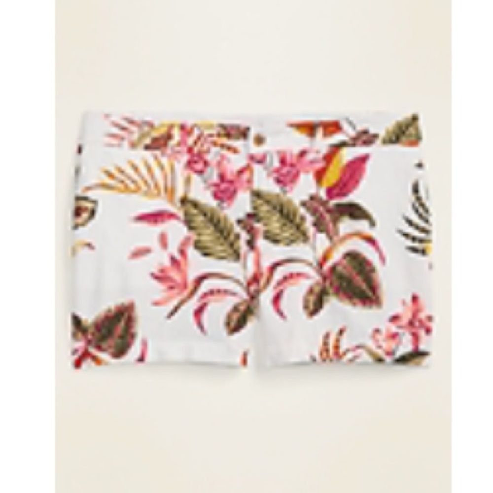 NWT Old Navy Linen floral shorts size 24